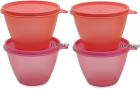 Tupperware bowled over Plastic Bowl Set  (Multicolor, Pack of 4)
