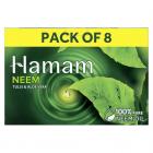 Hamam Neem Tulsi & Aloe Vera Soap, 150 g (Pack of 8)