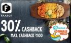 Get 30% cashback on Faasos on paying with MobiKwik wallet