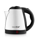 GREENCHEF Automatic Stainless Steel Electric Kettle (Silver Black, 1.5l)