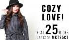Flat 25% Off On Winter Coats For Women