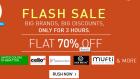 Flash Sale Flat 70% off on Fashion