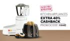 Extra 40% cashback on Kitchen Appliances