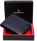 WildHorn® RFID Protected Genuine High Quality Leather Wallet for Men (BLUE)