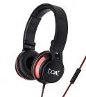 boAt BassHeads 600 On-Ear Headphones with Mic (Black)