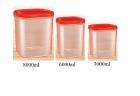 Milton Quadra Food Grade Plastic Container Set of 3 Pcs (3000ml,6000ml,8000ml)
