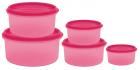 Princeware SF Round Package Container Set, 5-Pieces