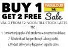 Buy 1 Get 2 Free