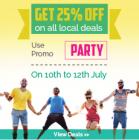 Flat 25% off on Local Deals