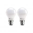 Syska Base B22 5-Watt LED Bulb (Pack of 2, Cool Day Light)