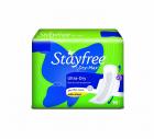 Stayfree Dry-Max Ultra-Dry Napkins with Wings - 16 Pads
