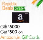 Gift Rs. 5000 get Rs. 500 free