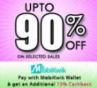 Upto 90% Off on selected sales