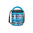 Milton Microwow Plastic Lunch Box Container Set, 250ml/129mm, 2-Pieces, Blue