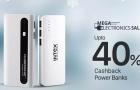 Up To 40% Cashback On Power Banks