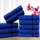 Story@Home Sensational Solid 10 Piece 450 GSM Cotton Face Towel Set - Navy Blue