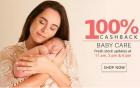 100% Cashbackon Baby Care Products at 11 am, 2 pm & 6 PM