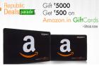 Rs. 500 gift card Free with Rs. 5000 Amazon