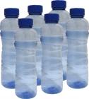 Princeware Victoria PET Fridge Bottle, 975 ml, Blue, Set of 6