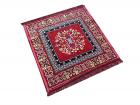 Kuber Industries™ Red Pooja Aasan, Mat (2 Ft X 2 Ft)