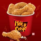 KFC Fiery Grilled Bucket 50% off, Dips Bucket 50% off, Hot & Crispy Chicket Buy 6 Get 6 Free