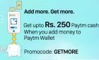 Add money to paytm wallet & get extra cash upto Rs. 250