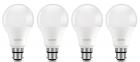 Luminous Shine Eco Base B22 9-Watt LED Bulb (Pack of 4, Cool Day Light)