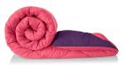 Amazon Brand - Solimo Microfibre Reversible Comforter, Double (Vivid Pink & Majestic Purple, 200 GSM)