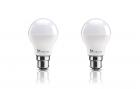 Syska B22 9-Watt LED Bulb (Pack of 2, Cool Day Light)