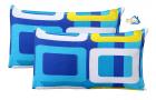 Home Elite Designer 2 Piece Pillow Cover Set - 18"x27", Multicolour