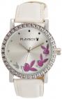 Playboy Analog Silver Dial Women