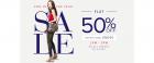 Flat 50% off Sitewide