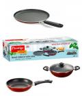 Prestige Omega Deluxe Cookware Set - 3 Pcs + 1 Lid ( Seller : The Wonder Shop)