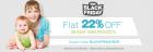 Flat 22% off on Baby Care Products