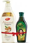 Dabur Almond Shampoo, 350ml with Free Amla Hair Oil, 275ml