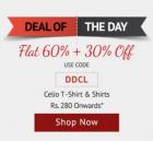 Celio T- Shirts & Shirts 60 % off + 30 % off