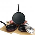 Cello Prima Solitaire Series Non Stick 3Pc Cookware Set, Gas Stove Compatible only