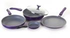 Crystal Marble Plus Non Stick Induction Bottom Cookware Set  (Aluminium, 4 - Piece)