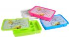 Haixing Plastic Cutlery Box with Lid, 200ml, Multicolour