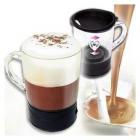 Self Stirring Magic Mug Transparent Glass Coffee Mixing Cup Automatically