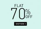 Flat 70% Off on Men & Women Clothing & Accessories