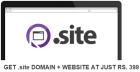 Get a Complete Website with Your .SITE Domain @ Rs.399