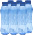 Princeware Pet Fridge Silky Plastic Bottle, Set of 6, 900ml, Dark Blue