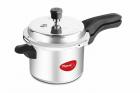 Pigeon Deluxe Aluminium Pressure Cooker, 3 Litres, Silver