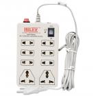 Hilex Mini Strip 8 Plug Point Extension Strip with Fuse and Spark Suppressor