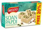 Bikano Soan Papdi, Milk 500 Gm Extra 20% (500g+100g Extra)