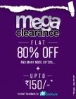 Flat 80% in Mega Clearance