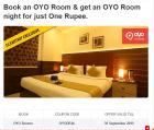 Book an OYO Room & get an OYO Room night for just One Rupee