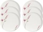 Servewell Pink Buds Desire Dinner Plate, 27cm, Set of 6