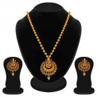 Apara Traditional Gold-Plated Multi-Colour Laxmi Jewellery Set For Women